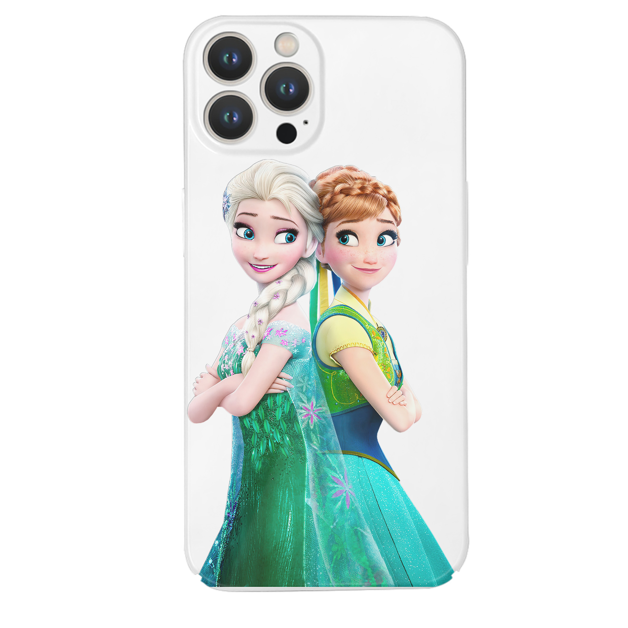 （画像用） アナと雪の女王 アンナ エルサ Frozen Anna Elsa 【iPhone 14シリーズ対応】ハードケース